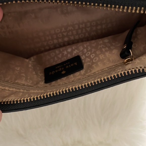 kate spade black leather crossbody - Picture 7 of 13